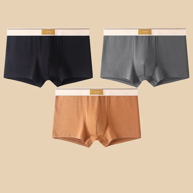 Mens Cotton Boxer Shorts Pack Breathable Comfortable Everyday Underwear Set