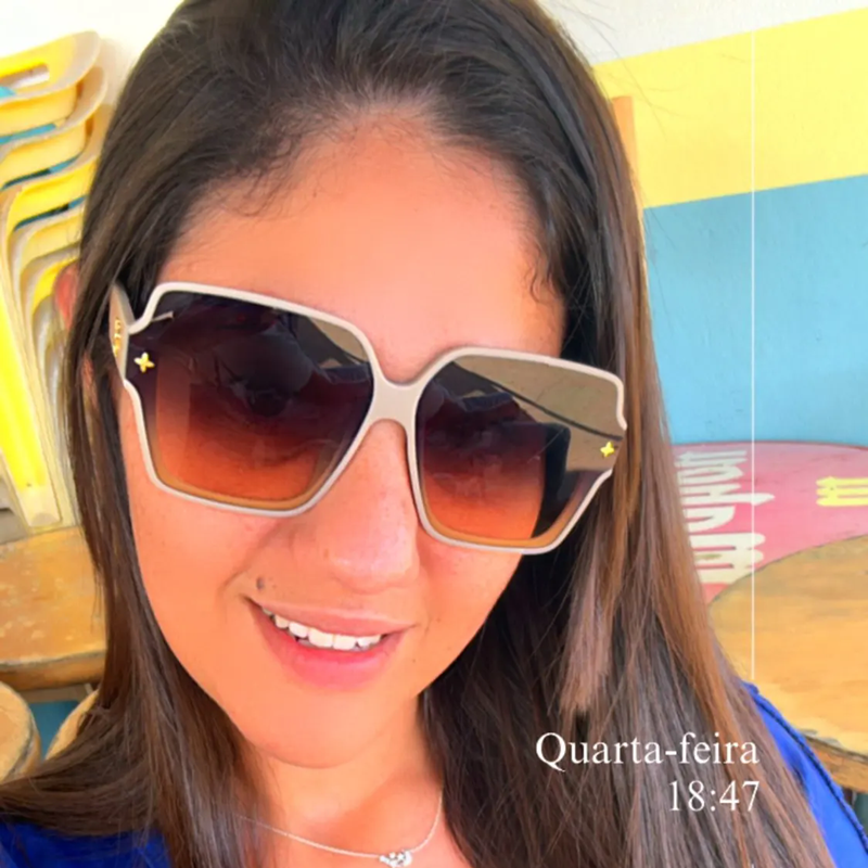 Luxury Large-Frame Square Sunglasses for Women, Fashion UV Protection, All-Match Style