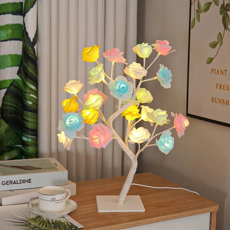 Rose Tree LED Night Light Table Lamp