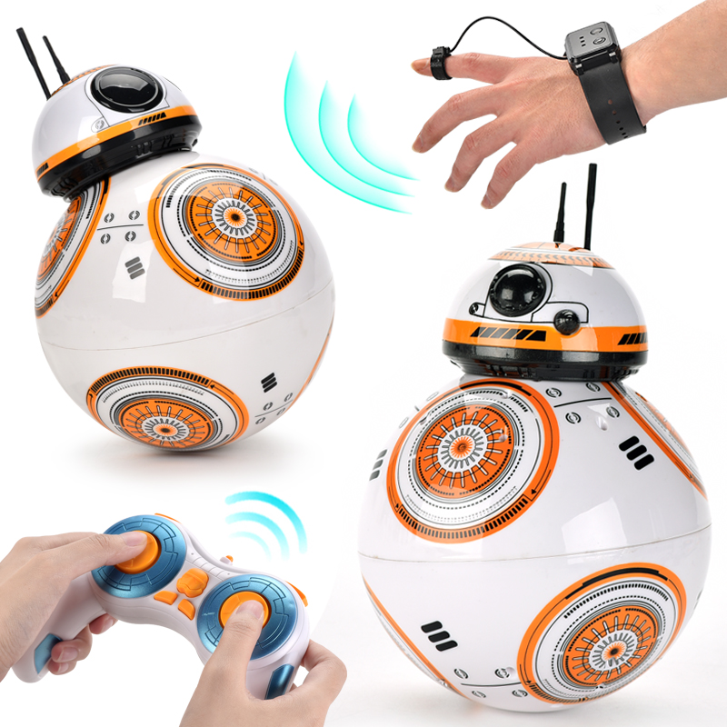 Intelligent RC Robot wit Radio Remote Control Gesture Induction Sensor and Sound Watch Model for Kids
