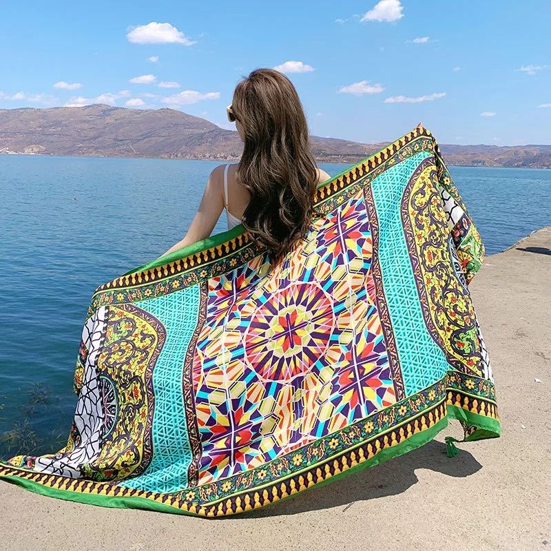 Large Beach Sarong Shawl Wrap Scarf