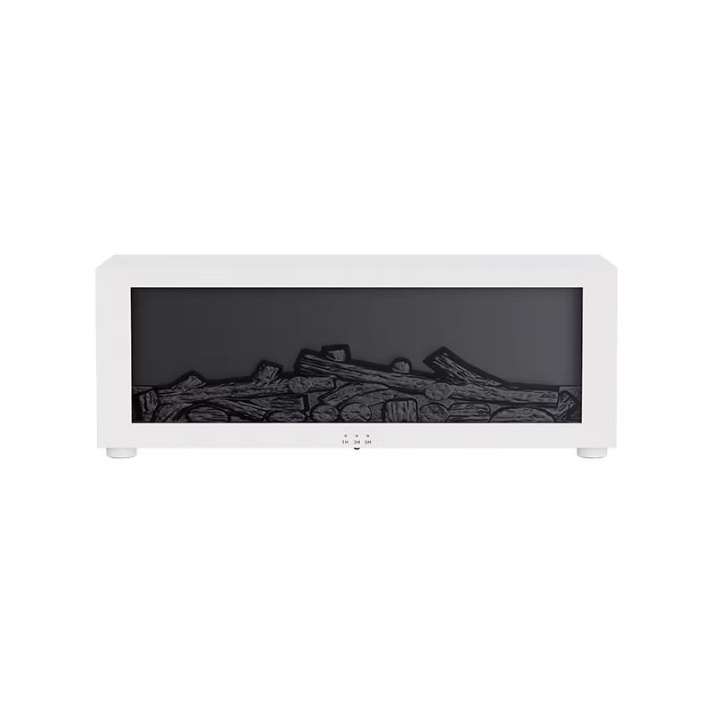 Creative Fireplace-Style Air Humidifier and Aroma Diffuser With LED Light and Remote Control