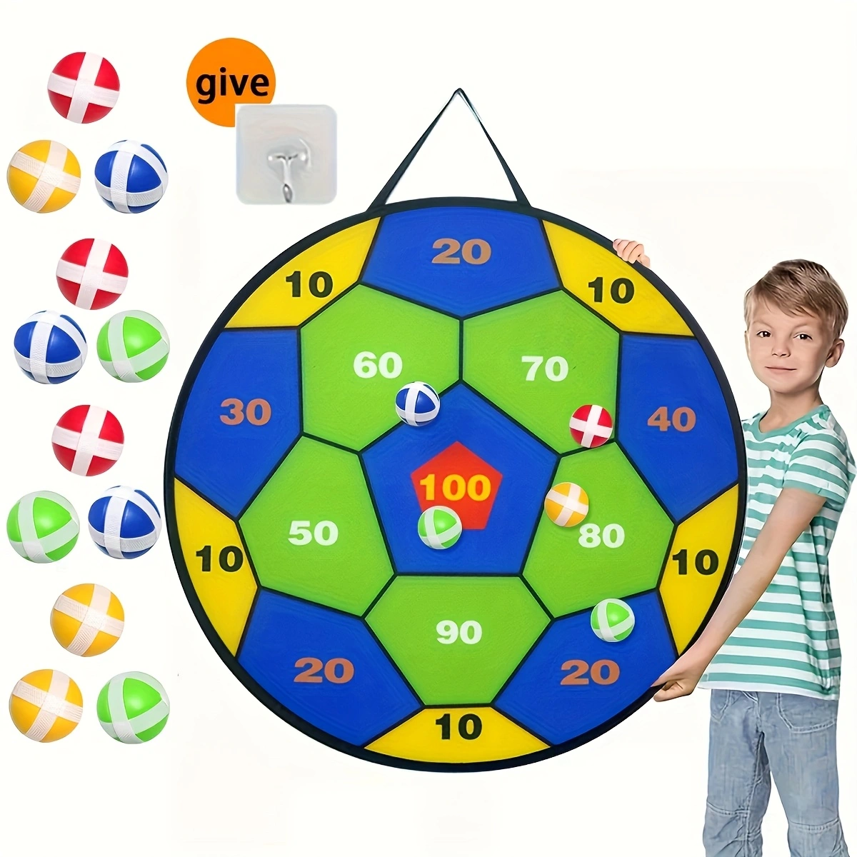 Interactive Children's Sticky Ball Toy Holiday Party Game for Boys and Girls Indoor Outdoor Fun Gift