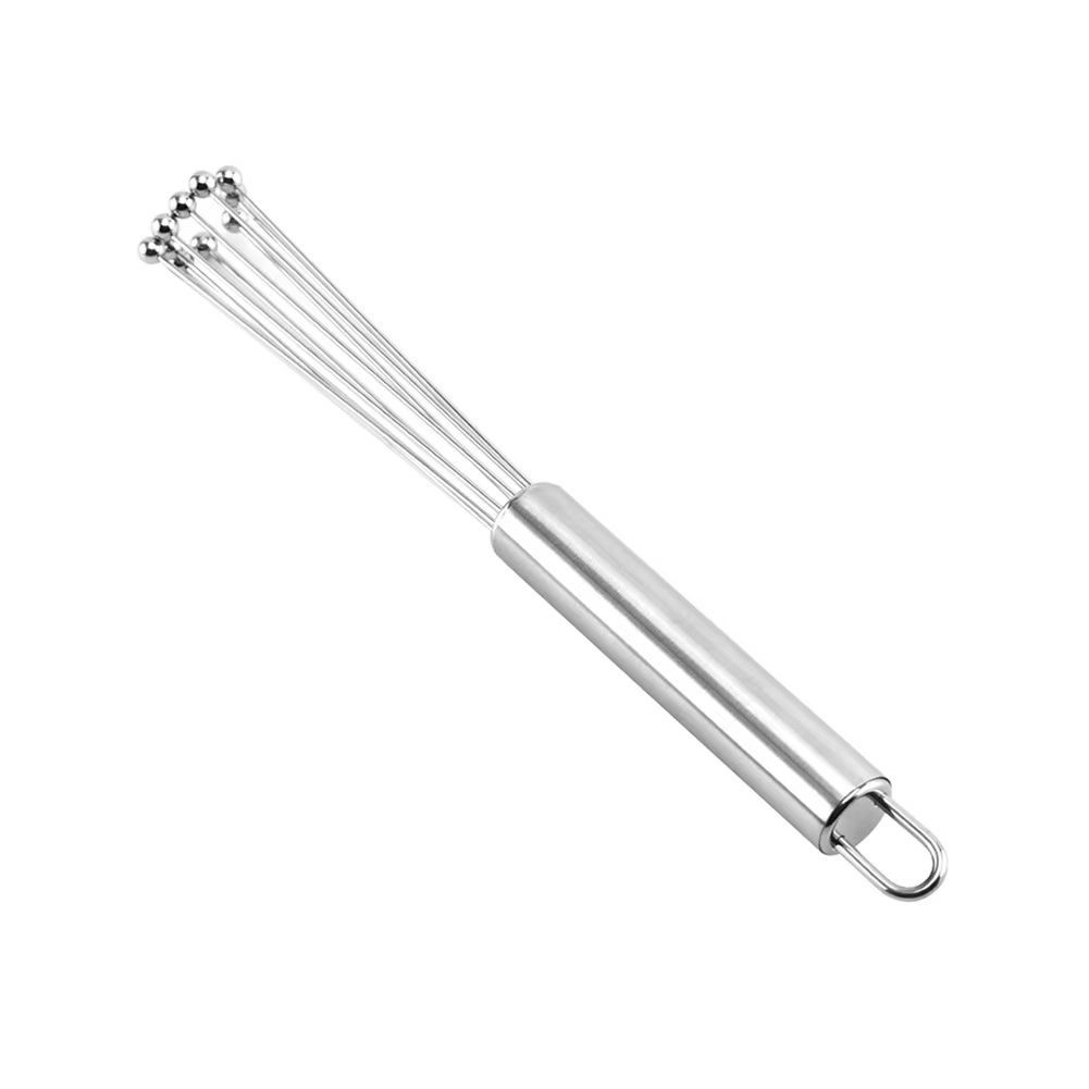 Stainless Steel Ball Whisk Manual Mixer Kitchen Wire Egg Whisk