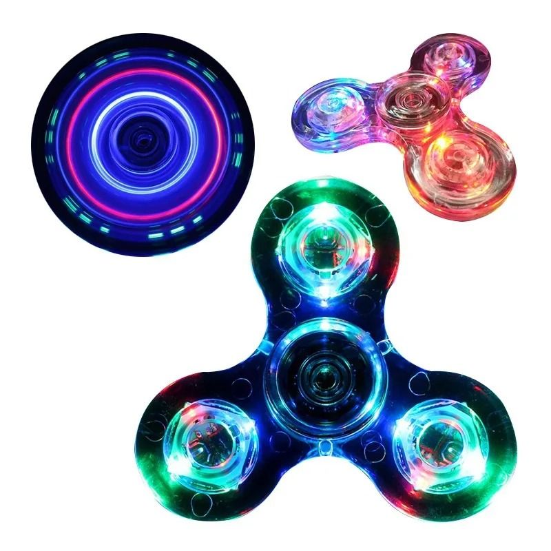 LED Glow Fidget Spinner for Stress Relief