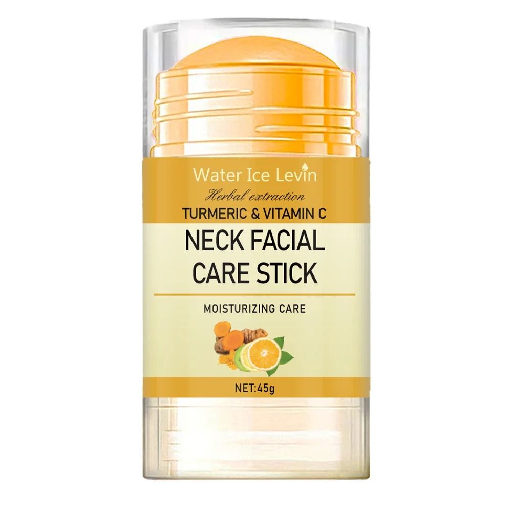 Turmeric Vitamin C Neck Facia Care Wrinkle Lines Lifting Whitening Tighten Double Chin Cream Stick