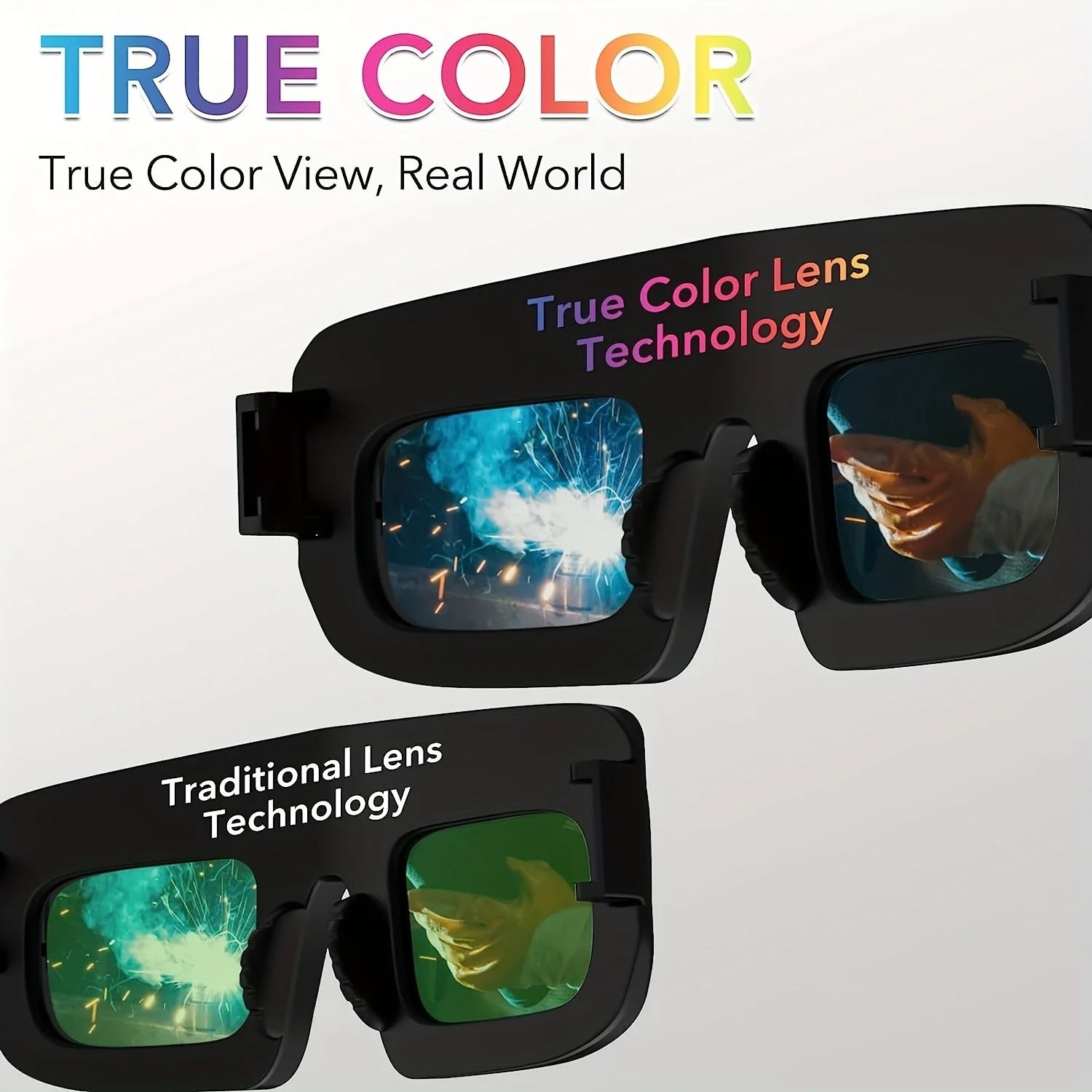 Solar-Powered Auto-Darkening Welding Glasses