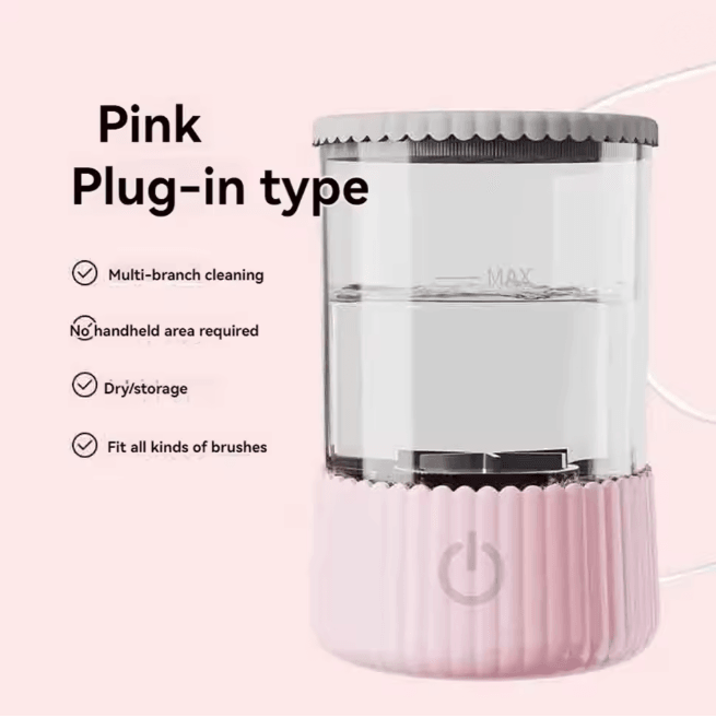 3 in 1 Electric Makeup Brush Cleaner USB Rotary Washing and Drying Machine