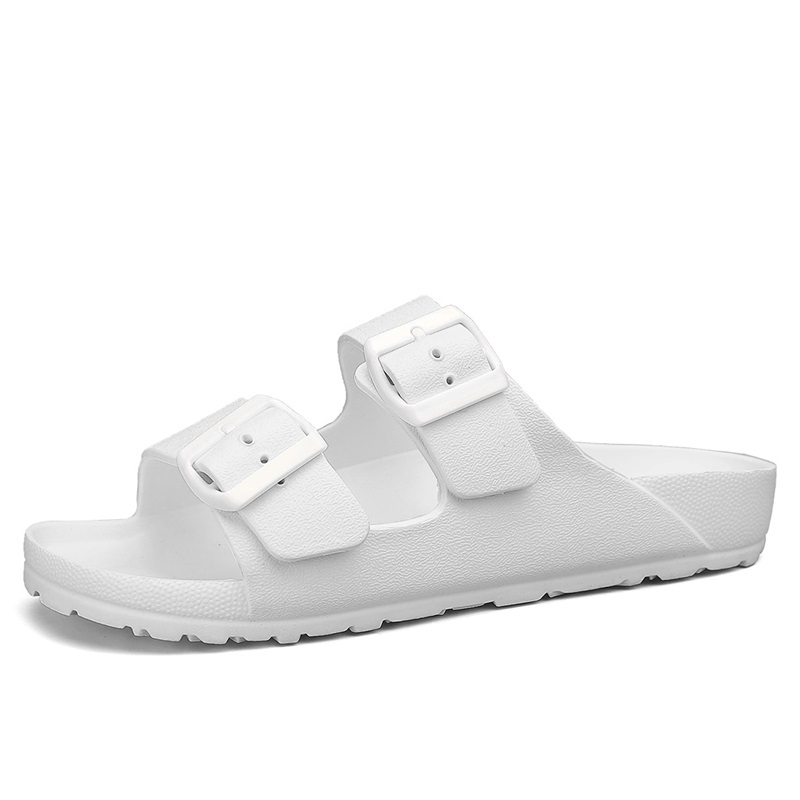 Breathable Summer Slides for Men, Adjustable Soft EVA Slippers, Lightweight & Anti-Slip for Indoor/Outdoor Wear