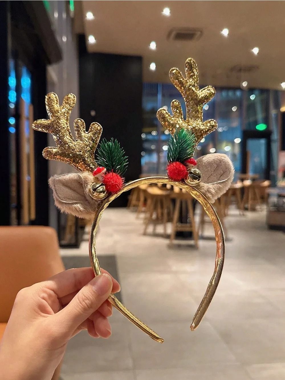 Festive Sequin Holiday Headband