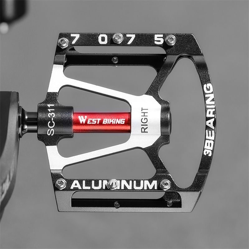 Aluminum Alloy MTB Road Bike Pedals Anti-Slip, Bearing, Widened Pedals for Professionals
