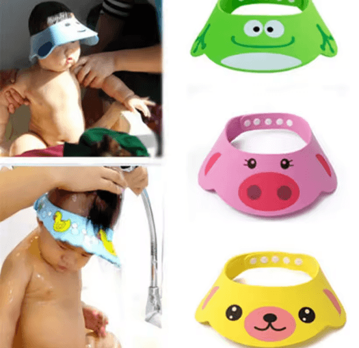 Adjustable Baby Shower Hat – Toddler Shampoo Bath Visor Hair Protection Cap