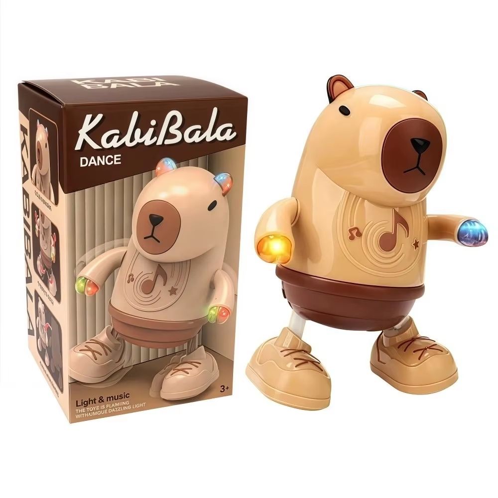 CapyBoogie Electric Dancing Capybara Toy with Music and Lights
