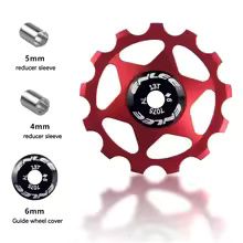 Aluminum Alloy Bicycle Guide Wheel Pulley with Ceramic Bearing for MTB Derailleu
