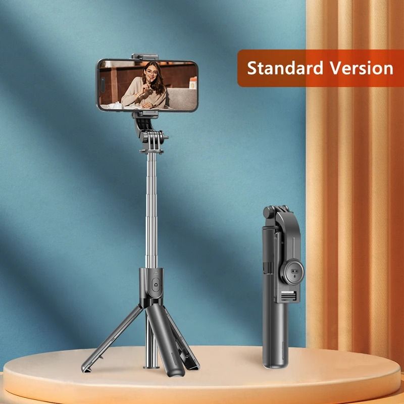 360 Degree Selfie Stick Tripod with Bluetooth Remote and Fill Light