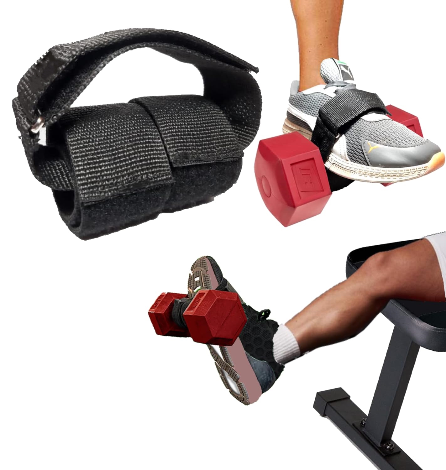 Shin Splint Relief Strap Calf Strength Trainer with Adjustable Resistance