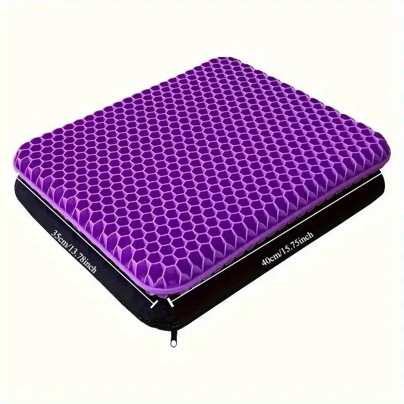 Hyper-Elastic Honeycomb Cooling Gel Seat Cushion