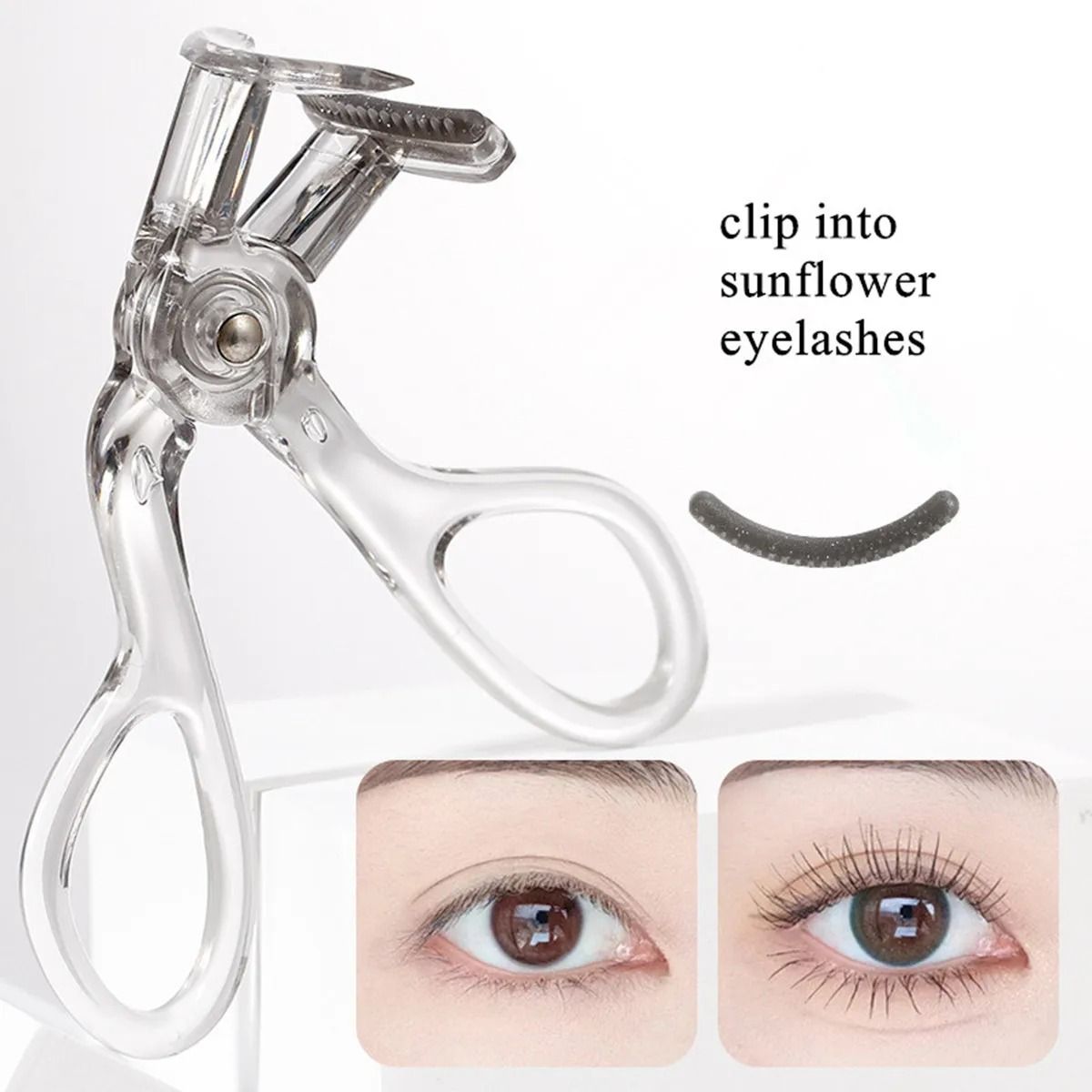 Wide-Angle Partial Eyelash Curler – Portable Precision Comb-Tooth Styling Tool – High-Yield Eye Enhancement Hub