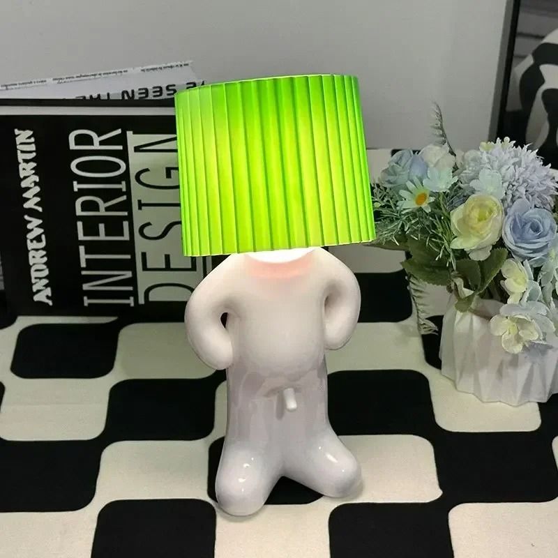 Creative Shy Man Plug In Night Light