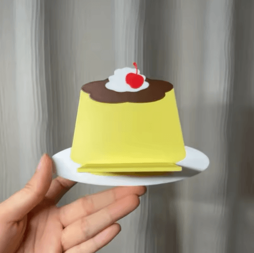 Kawaii Pudding Figurine Set Cute Anime Pegboard & Shelf Display Decor (2025 Design)