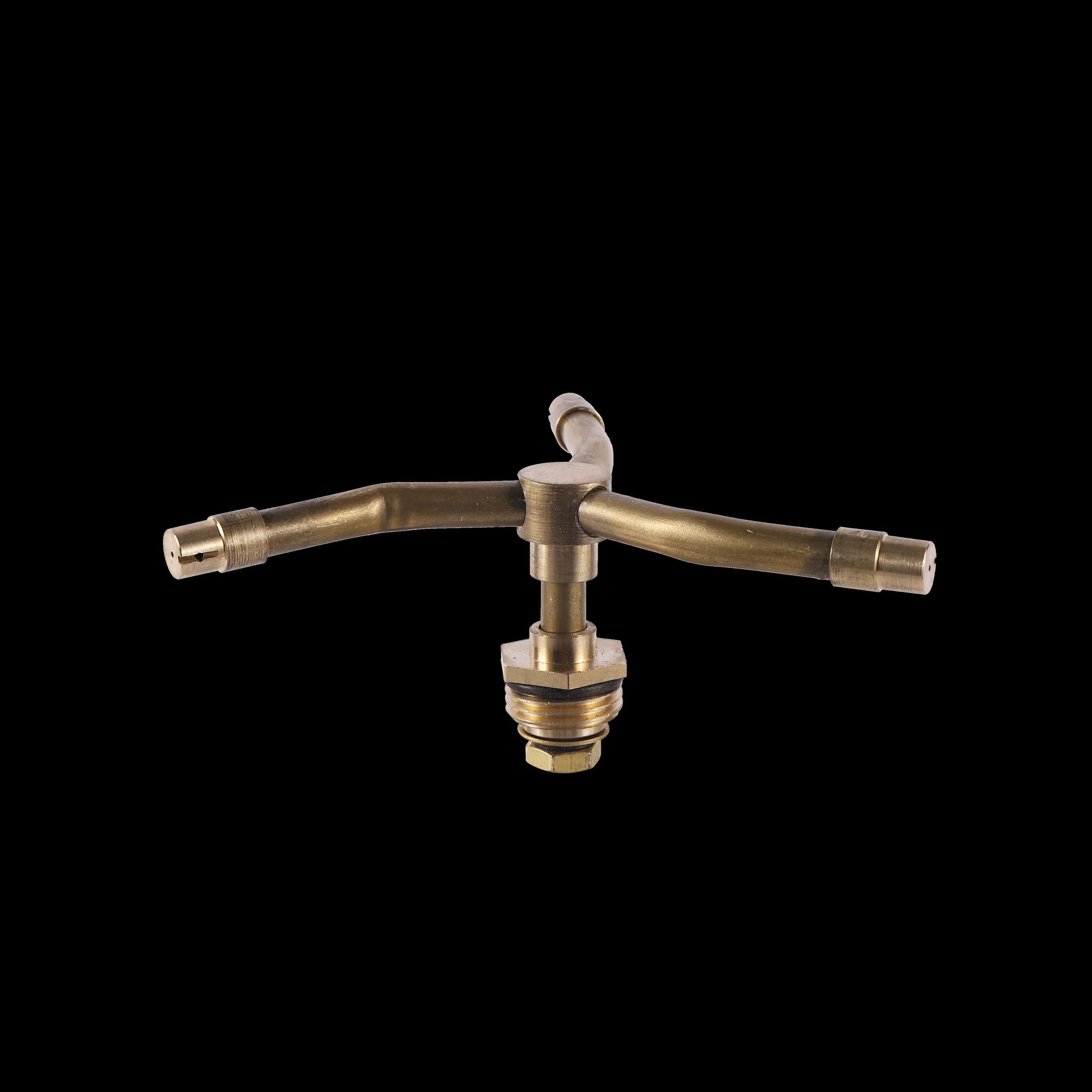 Automatic Rotating Brass Nozzle Sprinkler 2/3/4 Arm Male Thread Lawn Irrigation Watering