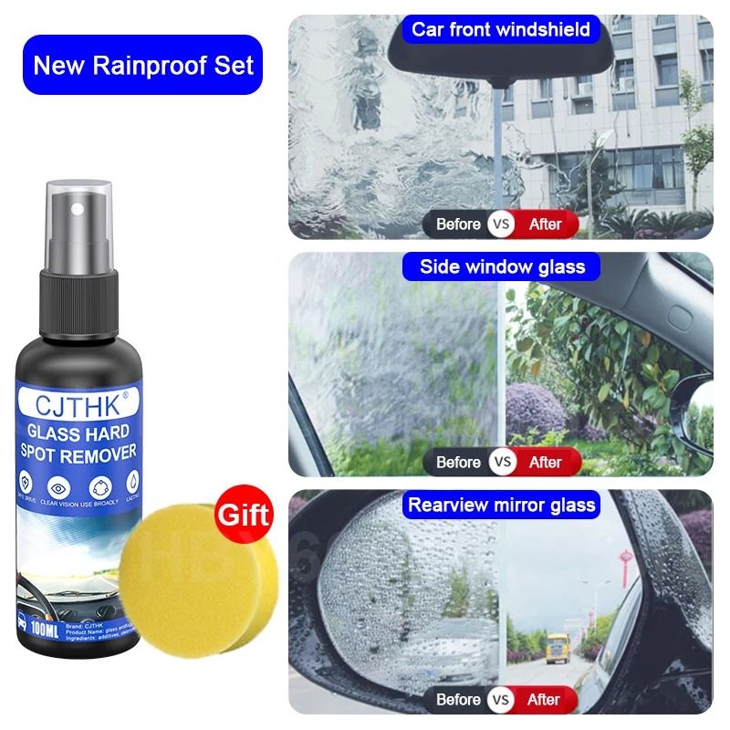 Water Repellent Anti-Rain Coating – Professional Hydrophobic Car Glass Treatment