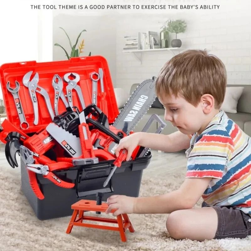 Childrens Engineer Simulation Repair Tool Kit – Interactive Builder Playset