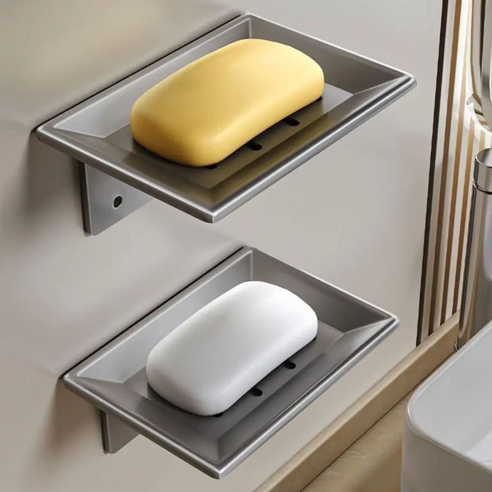 No Drill Metal Wall Mounted Soap Holder