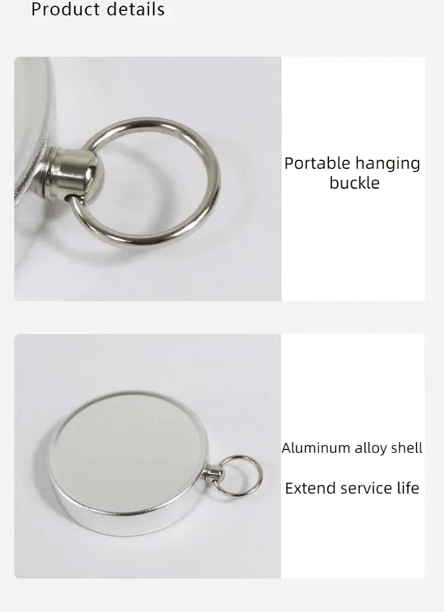 G44 Aluminum Compass Keychain Mini Pocket Navigation Tool