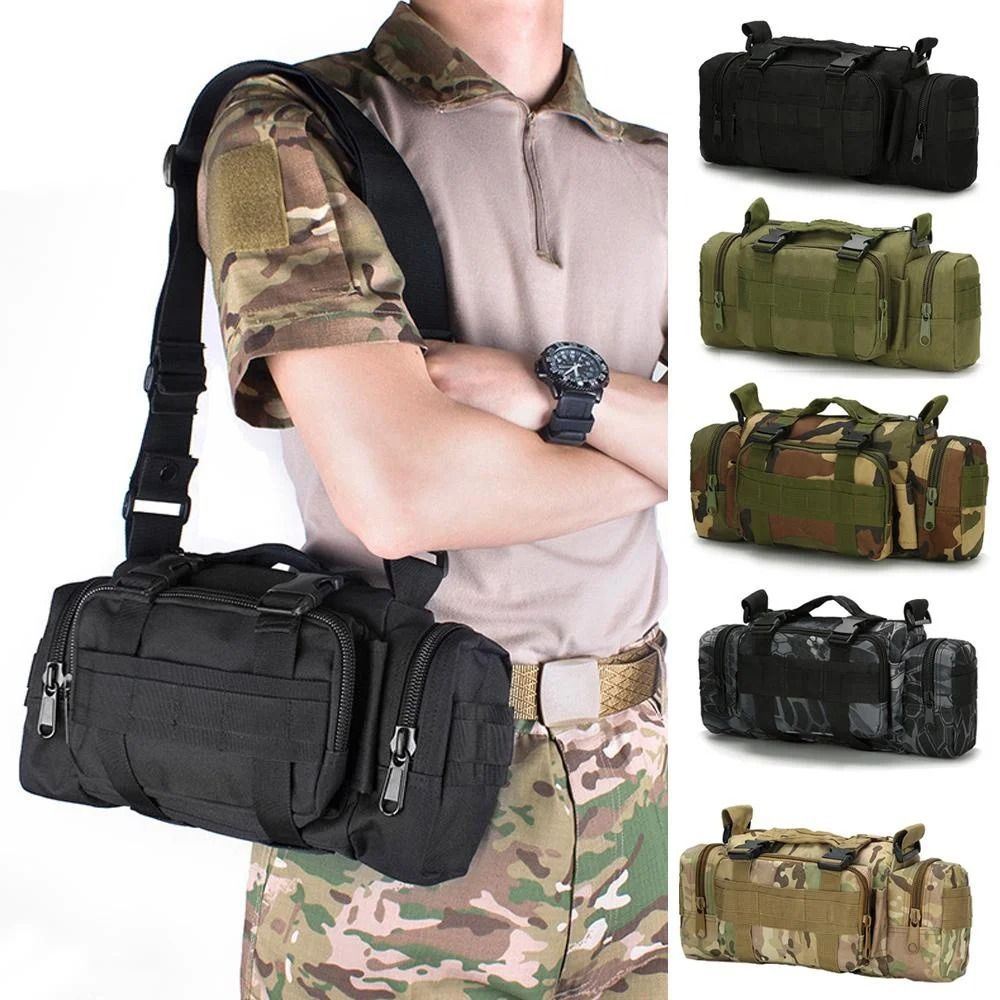 Multifunctional Camouflage Outdoor Sport Waist Bag for Hiking and Climbing