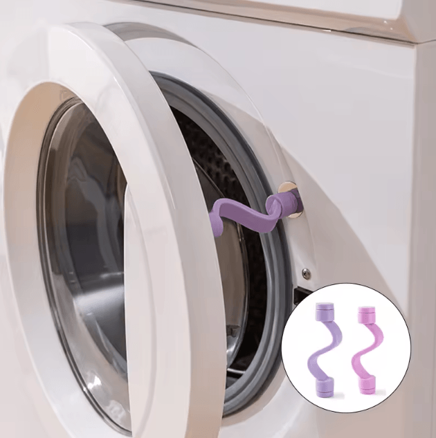 FreshVent Silicone Washer Door Prop Clip Magnetic Laundry Door Holder