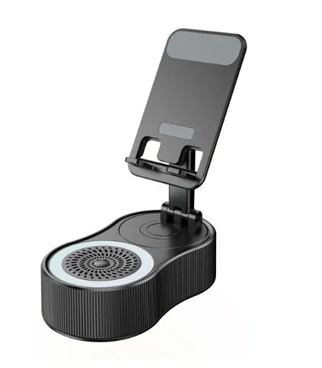 Ultimate All-in-One Bluetooth Speaker Phone & Tablet Stand with LED Light