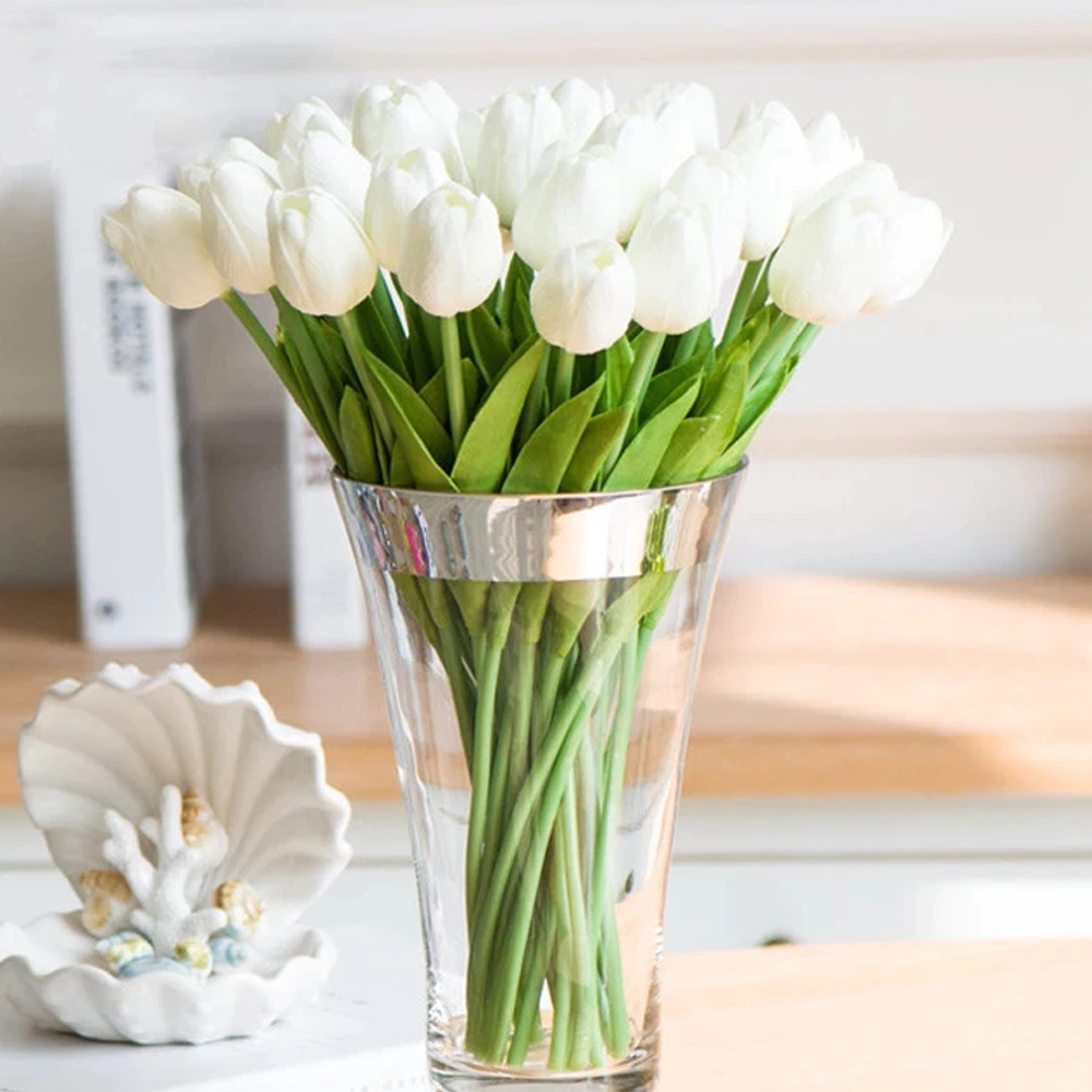 Real Touch Artificial Tulips Flowers