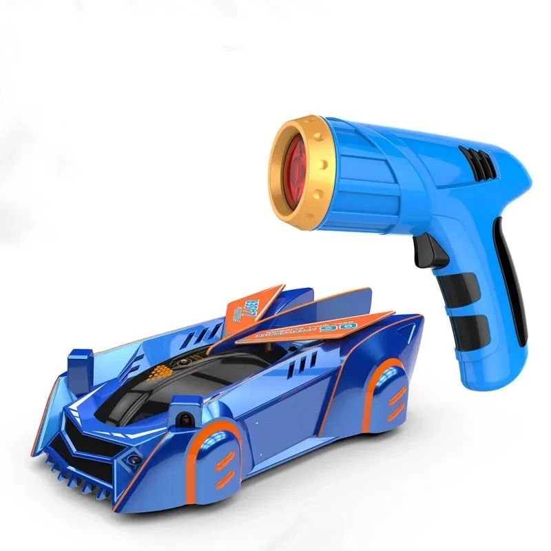 Infrared Laser Controlled Wall Climbing RC Stunt Car