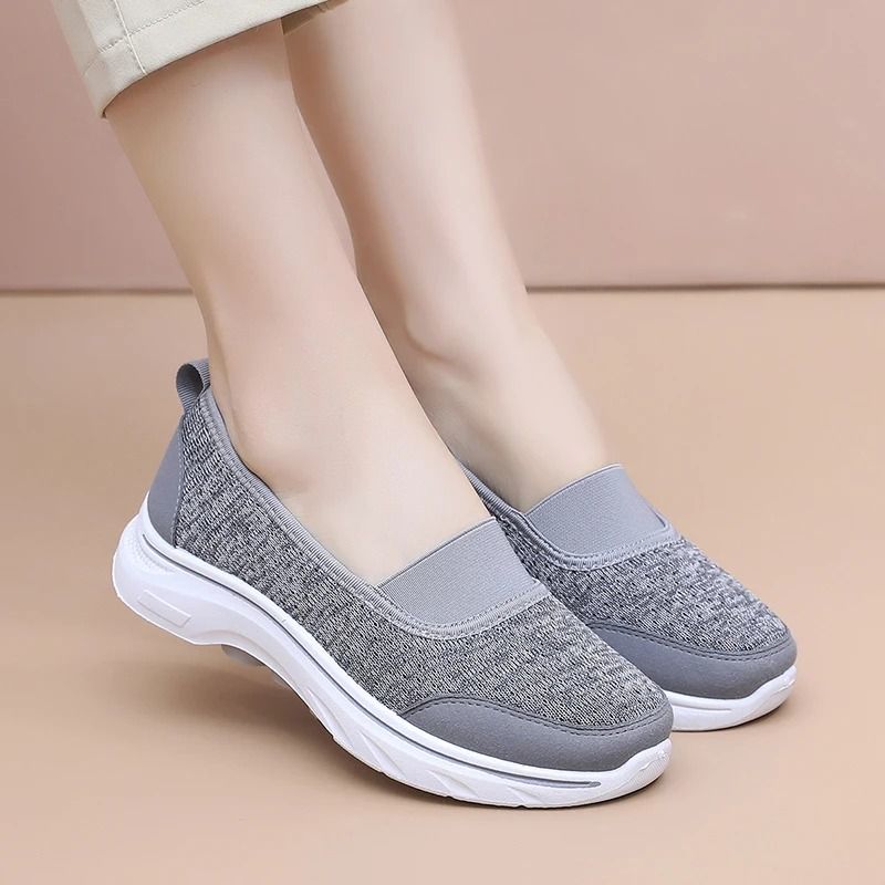 Womens Summer Breathable Mesh Flat Shoes