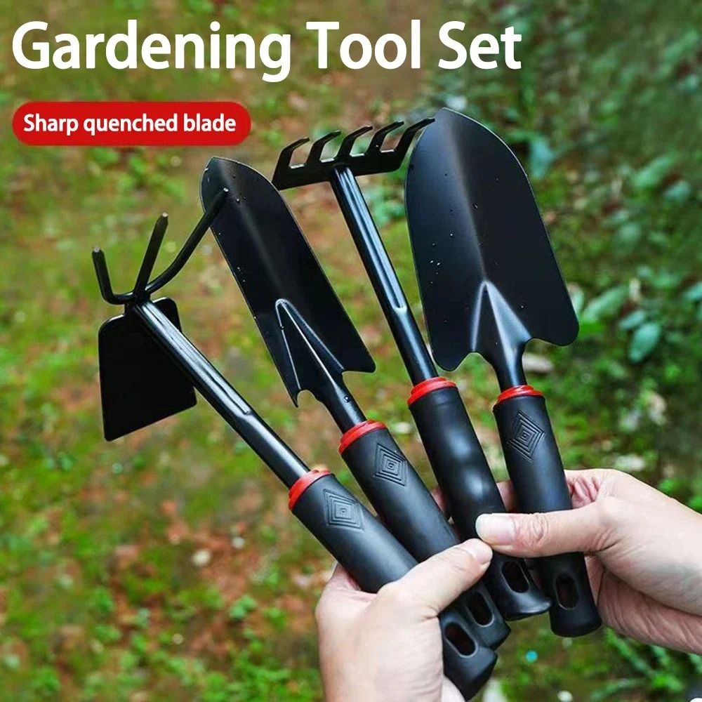 4-Piece Gardening Shovel Set – Multifunctional Hand Tools for Vegetable & Flower Gardening