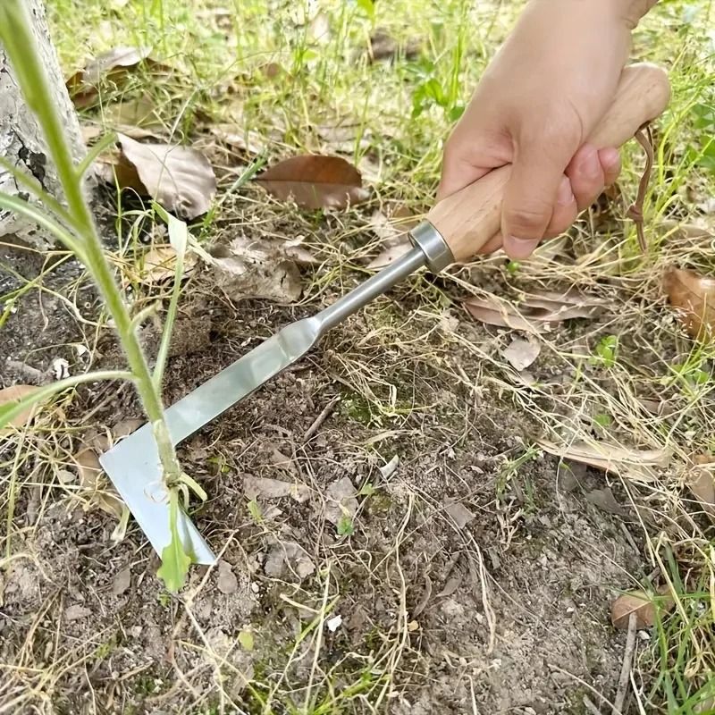 Heavy Duty Carbon Steel Weeding Shovel with Ergonomic Grip
