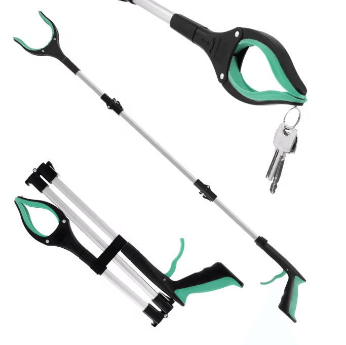 ReachEase Foldable Grabber Tool Non Slip Jaw Litter Pickup Stick
