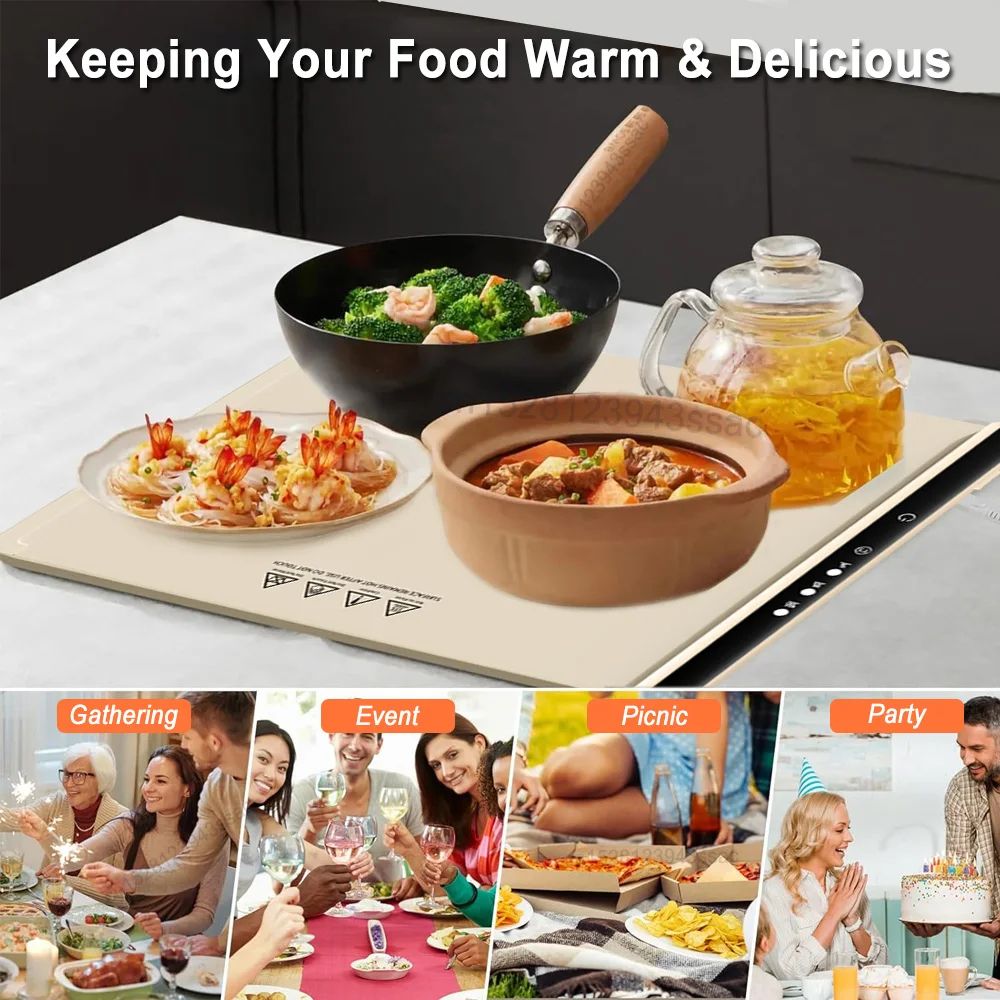 Foldable Electric Food Warming Tray