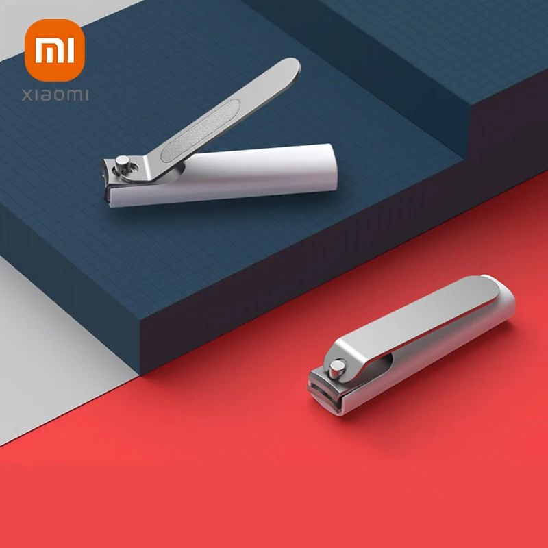 Anti Splash Nail Clipper, Stainless Steel, Sharp & Durable, Portable Pedicure Trimmer with Nails File & Storage Shelf