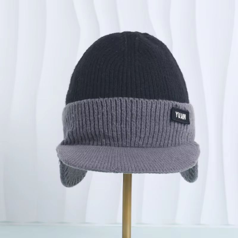 ThermaFlex Windproof Knitted Baseball Cap with Ear Protection