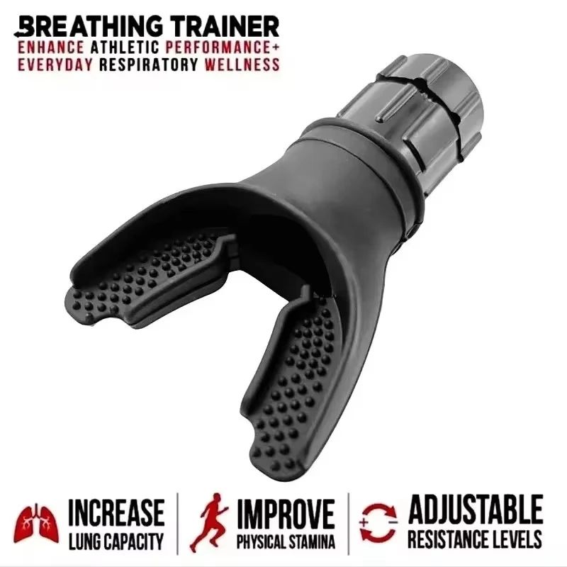 Portable Breathing Exercise Device – Adjustable Lung Exerciser & Respiratory Muscle Trainer