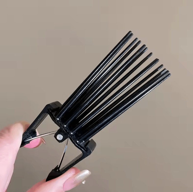 Black Fluffy Volumizing Hair Clip Root Lift Hair Styling Tool for Bangs and Salon Use