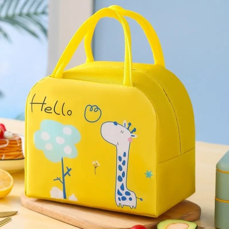 Cartoon Insulated Lunch Box Tote – Thickened Aluminum Foil Bento Bag