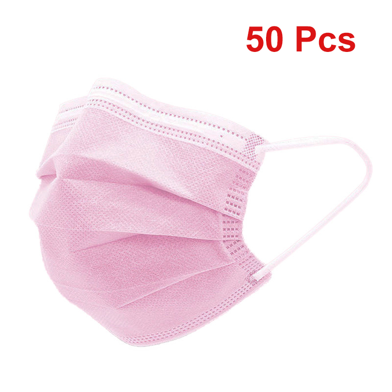Disposable Black Face Masks Anti-Dust Protective Mouth Mask, Melt-Blown Cloth, Earloops