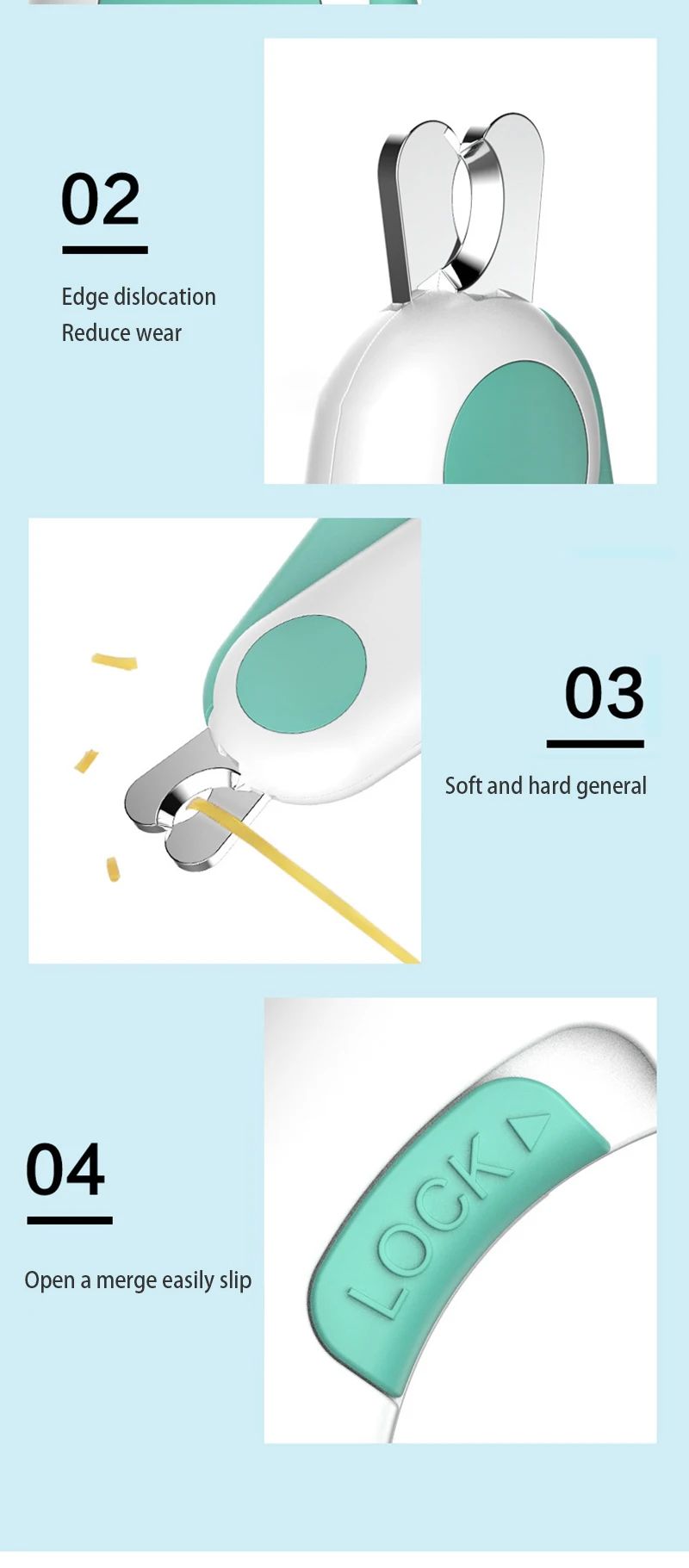 LED Light Pet Nail Clipper