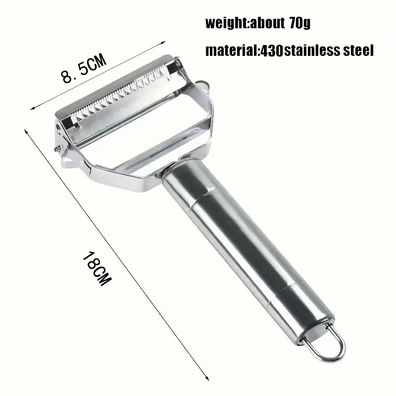 High Quality Stainless Steel Potato Cucumber Carrot Grater Multifunctional Vegetable Slicer Peeler