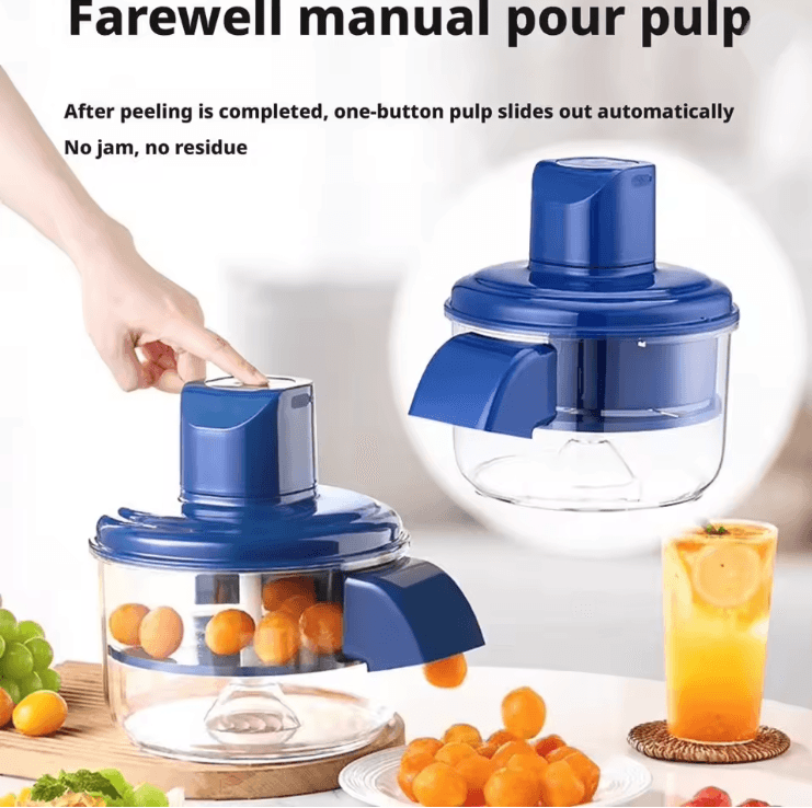 SmartPeel Electric Grape and Fruit Peeler Hands Free Peeling for Grapes Berries and Soft Fruits