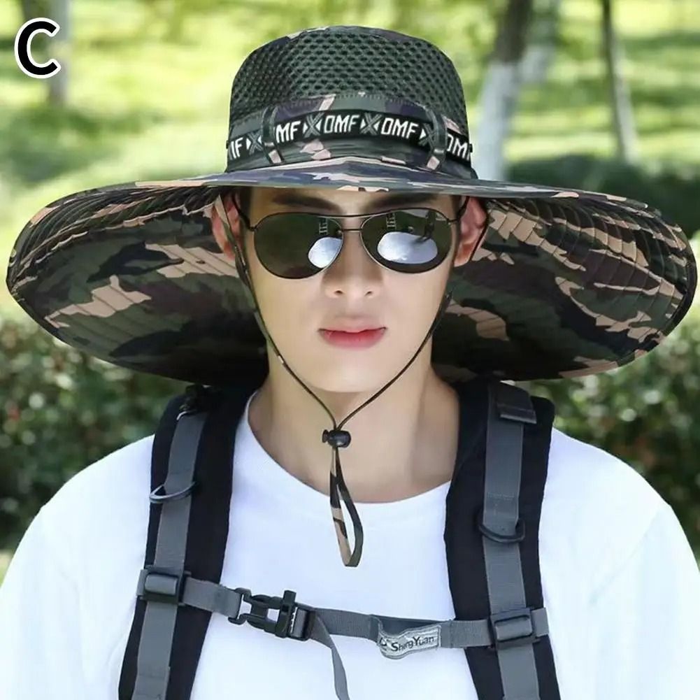 Large Brim Breathable Fishing & Sun Hat