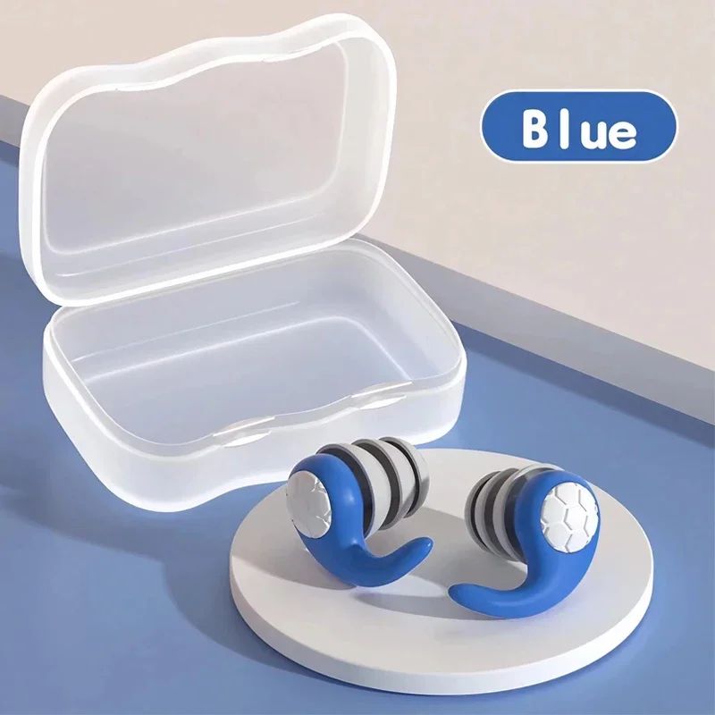 Silicone Earplugs Noise Reducing Waterproof Sleep Earplugs